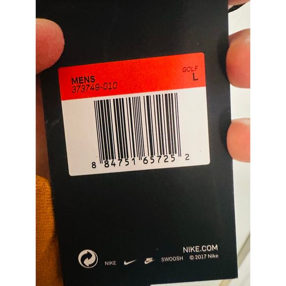 NIKE DRI-FIT Black Men’s Polo Short Sleeve Shirt Evan Williams Branded NWT L - Picture 7 of 10